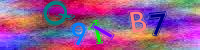 Blue Captcha Image
