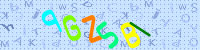 Blue Captcha Image