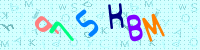 Blue Captcha Image