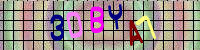 Blue Captcha Image