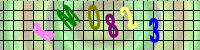 Blue Captcha Image