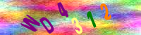 Blue Captcha Image