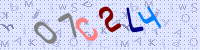 Blue Captcha Image
