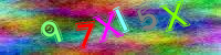 Blue Captcha Image