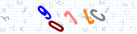 Blue Captcha Image