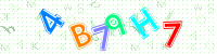 Blue Captcha Image