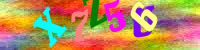 Blue Captcha Image