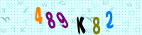 Blue Captcha Image