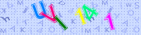 Blue Captcha Image