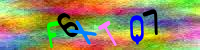 Blue Captcha Image