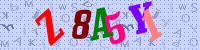 Blue Captcha Image