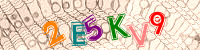 Blue Captcha Image
