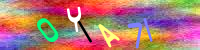 Blue Captcha Image