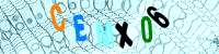Blue Captcha Image