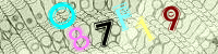 Blue Captcha Image