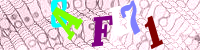 Blue Captcha Image