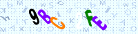 Blue Captcha Image