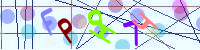 Blue Captcha Image