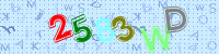 Blue Captcha Image