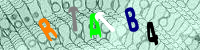 Blue Captcha Image