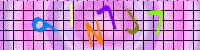 Blue Captcha Image