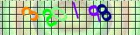 Blue Captcha Image