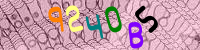 Blue Captcha Image