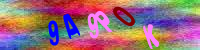 Blue Captcha Image