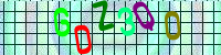 Blue Captcha Image