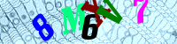 Blue Captcha Image