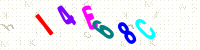 Blue Captcha Image