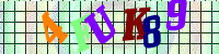 Blue Captcha Image