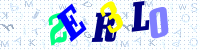 Blue Captcha Image