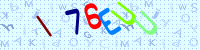 Blue Captcha Image