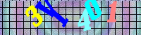 Blue Captcha Image