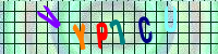 Blue Captcha Image