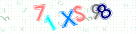 Blue Captcha Image