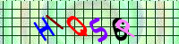 Blue Captcha Image