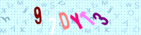 Blue Captcha Image