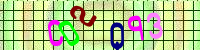 Blue Captcha Image