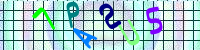 Blue Captcha Image