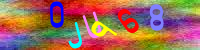 Blue Captcha Image