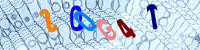 Blue Captcha Image