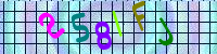 Blue Captcha Image