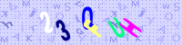 Blue Captcha Image
