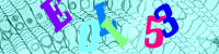 Blue Captcha Image