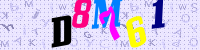 Blue Captcha Image