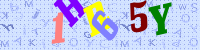 Blue Captcha Image