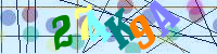 Blue Captcha Image