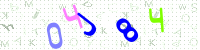 Blue Captcha Image
